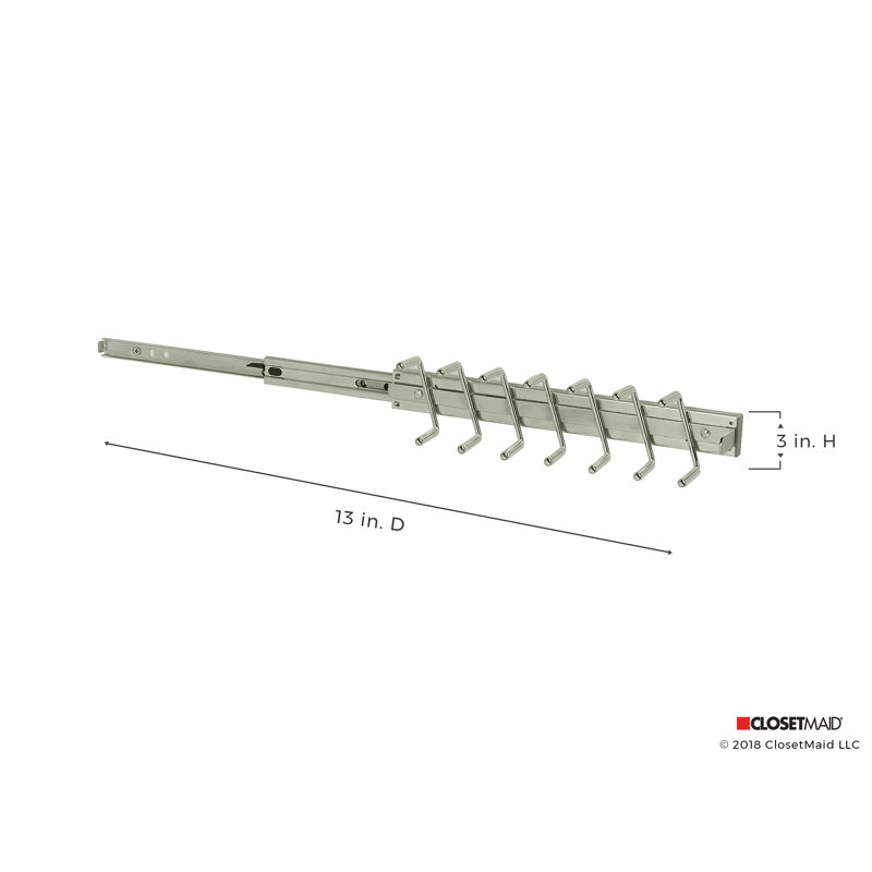 Closetmaid sliding tie and belt rack sale